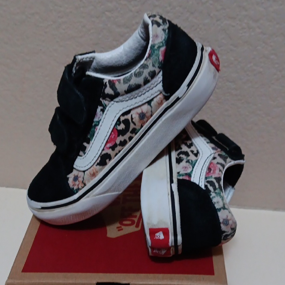 Vans Preschool Old School V Floral Shoes